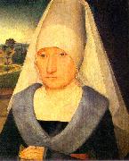 Hans Memling Portrait of an Old Woman china oil painting artist
